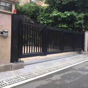 Otomatik Ticari Depo Dairesi Geri Çekilebilir Sürgülü Kapı Alüminyum Alaşımlı Yapı Dış Mekan İçin Uzaktan Kumanda - Product Image 3