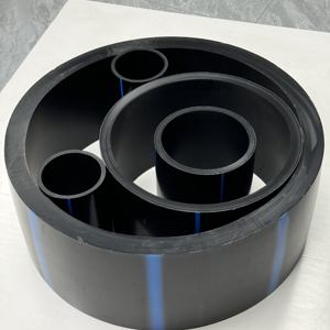 Custom Logo Or Length DN125mm HDPE <strong>Pipes</strong> For Drainage High Pressure Hot Melting Connection - Product Image 5