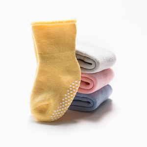 Calcetines de Felpa para Bebé, Calcetines Antideslizantes de Algodón Peinado, Calcetines Unisex para Invierno, Calcetines Casuales para Niños - Product Image 2