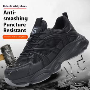 Quatre saisons pour hommes transfrontaliers Anti-écrasement Anti-piercing Steel Toe Mesh Upper Chaussures <span class=keywords><strong>de</strong></span> travail <span class=keywords><strong>de</strong></span> <span class=keywords><strong>sécurité</strong></span> légères - Product Image 1