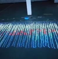 Lumière de noël intelligente de noël DMX 512 lumières LED câble en caoutchouc LED clignotant guirlande lumineuse pour la décoration de noël en plein air