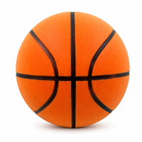 Ballon de Basket Silencieux Elite Taille 7 29.5" Mousse PU 340g Toucher Doux Entraînement Intérieur