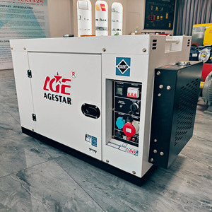 Groupe électrogène diesel monocylindre super silencieux, direct usine, 6KVA-11KVA, 110V-380V, 50/60Hz, démarrage automatique ATS, pour usage domestique et professionnel - Product Image 3