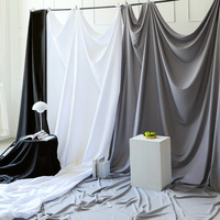 Toile de fond professionnelle 3x3M pour studio photo, toile de fond en mousseline 3*3, écran de fond pour photographie, toile de fond chromakey pour studio photo