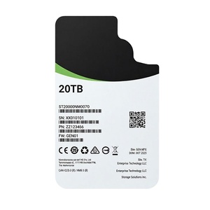 ฮาร์ดดิสก์ ST20000NM007D ความจุ 20TB ขนาด 3.5 นิ้ว SATA สำหรับองค์กร ฮาร์ดดิสก์ภายในแบบ SATA 6Gb/s สำหรับเซิร์ฟเวอร์ - Product Image 1