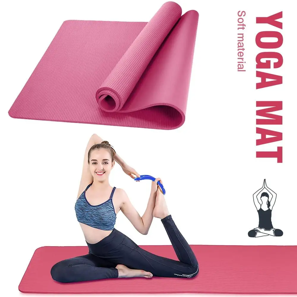 Sansd all'ingrosso personalizzato doppio strato antiscivolo Tpe Yoga stuoie di produzione Anti-strappo sport all'aperto tappetino Fitness