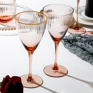 Jante verres à vin gobelets tasse <span class=keywords><strong>verre</strong></span> à eau or Champagne fait à la main couleur <span class=keywords><strong>verre</strong></span> <span class=keywords><strong>verre</strong></span> personnalisé pour fête de mariage rose bohème événement - Product Image 5