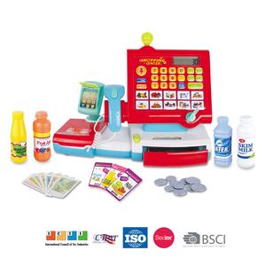 Caja registradora para niños juego de simulación juego de compras escáner, calculadora y tarjeta de crédito con luz y sonido para niños niñas - Product Image 5