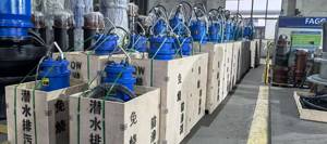 Automatic Stirring Submersible Sewage Pump 80mm 1.5KW for Hospital Sewage 80QWJ25-10-1.5KW Automatic Sewage Pump Submersible Dra - Product Image 2