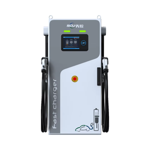 Station de recharge rapide pour véhicules électriques SCU 60 kW, norme européenne, double connecteur CCS2, chargeur rapide DC pour voitures électriques - Product Image 1