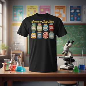 Camiseta Steam Is My Jam para profesores de ciencia y tecnología, regalo educativo de Steam - Product Image 3