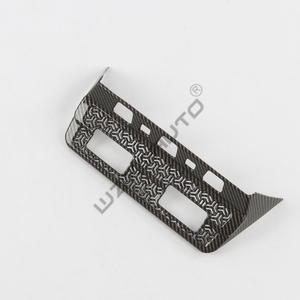 WZXD 2025 Garnitures intérieures en carbone pour console, couvercles de rangement et ensembles de garnitures de commutateurs de lève-vitres pour HAN L - Product Image 5