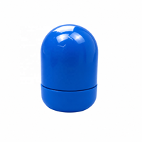Bouteille en plastique vide à large ouverture, forme capsule ronde, hermétique, anti-odeur, pour le stockage de fleurs, conteneur de 120 ml, pot en forme de dôme