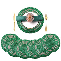 Échantillon gratuit napperons écologiques napperons de table bonne qualité napperons ronds napperons décoration de noël