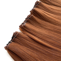 Expédition rapide, vente en gros usine, extensions de cheveux humains Remy Genius Weft double drawn, sans retour