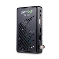 Digitale Satelliet V20 Min Tv Ontvanger Ali3521 Chipset H.265 Ondersteuning H.265 + Acm + Auto Powevu/ + M3u Skysat v20 Mini