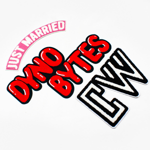 Tùy Chỉnh Thêu Chenille Các Bản Vá Lỗi Keychain Dệt Sắt Trên Quần Áo Các Bản Vá Lỗi Độc Đáo Thêu Trái Tim Hoa Bảng Chữ Cái Thân Thiện Với Môi - Product Image 5