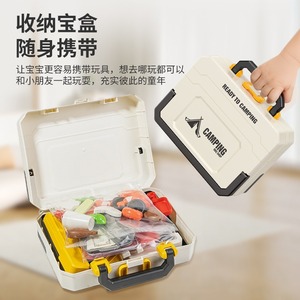 Chariot de jeu multifonctionnel pour enfants : barbecue, rangement de jouets, chariot à bonbons, cuisine d'imitation, camion de nourriture - Idéal pour le dropshipping Shopify - Product Image 4