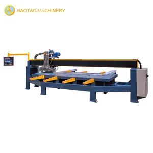 BT3200 High speed motor Bridge Saw large plate machine for Granite sintered stone Automatic Tile Saw Supplier