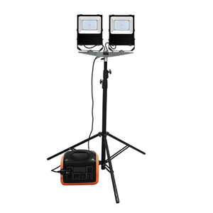 Lampe de travail rechargeable pour le levage et le déplacement, 260W LED, portable, pour utilisation en extérieur - Product Image 1