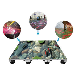 شاشة عرض LED داخلية عالية الجودة P4.81 من RAYBO ، شاشة عالية الدقة مقاومة للماء ثلاثية الأبعاد ، أرضية رقص تفاعلية LED للاستوديوهات والتلفاز والاستوديوهات - Product Image 3