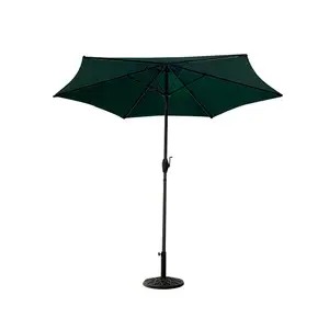 MIA сверхмощный открытый садовый коммерческий зонт для патио зонтик с 6 прочными ребрами