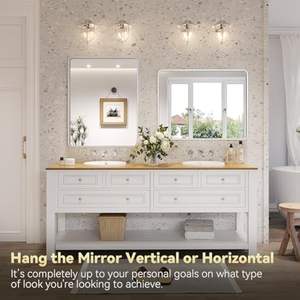 Miroir mural décoratif moderne de qualité supérieure avec cadre durable de différentes formes pour la décoration d'hôtel de bureau à domicile - Product Image 5