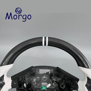 Volant personnalisé en fibre de carbone pour <span class=keywords><strong>Ford</strong></span> Kuga Mk3 Mk2 Focus <span class=keywords><strong>Fiesta</strong></span> Mk7 Everest Mondeo Mk5 <span class=keywords><strong>RS</strong></span> Ranger Mustang - Product Image 2