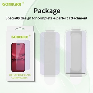 Kit de protection d'écran en verre trempé anti-lumière bleue 10s <span class=keywords><strong>Zero</strong></span> Mistake Easy Align Tray pour iPhone 18 17 16, installation facile - Product Image 6