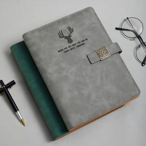 Carnet de notes A6 portable de haute qualité en cuir PU, format mini, couverture rigide, avec logo personnalisé, impression UV, reliure cousue, pour le bureau - Product Image 3