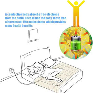 <span class=keywords><strong>Promotion</strong></span> Linge de lit de mise à la terre 95% coton avec draps <span class=keywords><strong>housse</strong></span> en argent 5% - Product Image 6