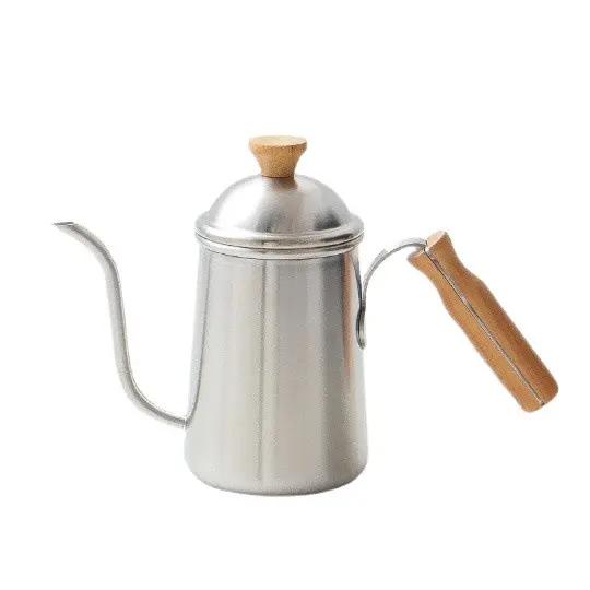 Cafetière portable argentée pour la maison, fête après-midi avec thé, thermos en acier inoxydable 304 pour café, thé