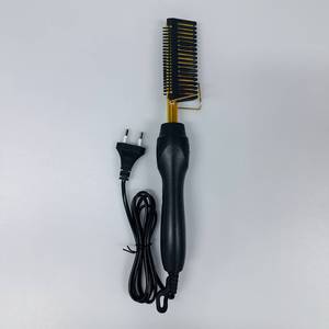 Peigne lissant électrique anti-brûlure, peignes de pressage anti-brûlure <span class=keywords><strong>pour</strong></span> perruques, <span class=keywords><strong>cheveux</strong></span> <span class=keywords><strong>afro</strong></span>, perruques en dentelle et barbe - Product Image 6