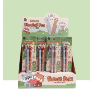 KUKI 可爱森林伴侣中性笔2支装 卡通学生可爱文具卡哇伊卡通文具 - Product Image 1