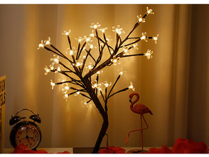 Amazon của Hot Bán hiện đại LED kim loại Cherry Flower Tree đèn đêm bảng đèn cho trang trí bên nhà cho phòng khách - Product Image 2
