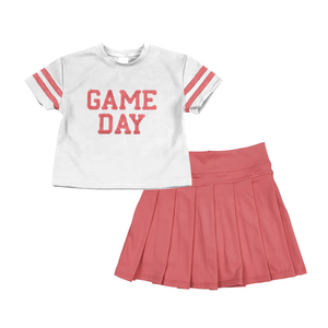 T-shirt personnalisé pour enfants, ensemble de t-shirts d'ambiance d'équipe pour filles, maillot de supporter de football pour jeunes, idéal pour les événements scolaires - Product Image 3