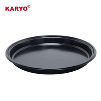 KARYO 321H Vente en gros grande boîte d'emballage de gâteau en plastique transparente à emporter boîte ronde de gâteau de boulangerie d'anniversaire de mariage