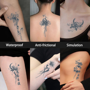 Higanbana Design tatouage temporaire Style traditionnel asiatique tatouage Semi Permanent étanche dure 2 semaines tatouage à base de plantes pour le bras - Product Image 4