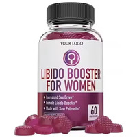 Gummies véganes à la maca, booster naturel avec du palmier nain, complément pour l'équilibre hormonal pour hommes, femmes et adultes, gummies pour la libido