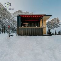 Panier pliable POP-UP transportable, conteneur étendu, bar café, design personnalisé