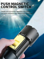 Lampe de plongée sous-marine rechargeable XHP70 à haut lumen, étanche IPX8, lampe de plongée sous-marine
