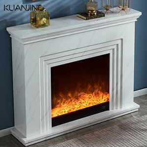 Kuanjing Bestseller Moderner Freistehender Elektrischer Holzoptik-Kamin mit Verkleidung für Hotelnutzung - Product Image 3