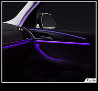 Kit d'éclairage d'ambiance intérieur pour voiture, 256 couleurs, pour BMW X3 X4 F25 F26 2010-2023, accessoires pour les grilles d'aération