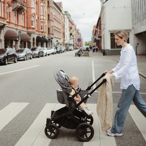 Hữu Cơ Bông Swaddle Chăn Với Sọc Và Lá Thiết Kế Siêu Mềm OEKO-TEX 100 Bé Bộ Đồ Giường In Kỹ Thuật Số - Product Image 4