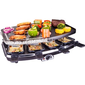 2023 Hot Sale Portable Smokeless Teppanyaki Stone <strong>Indoor</strong> Electric Raclette Grills <strong>Bbq</strong> - Product Image 1