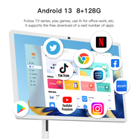 Tablette à écran tactile détachable de 27 pouces Moniteur Lcd Portable Blanc Android Smart TV pour Home Entertainment Travel Interactive