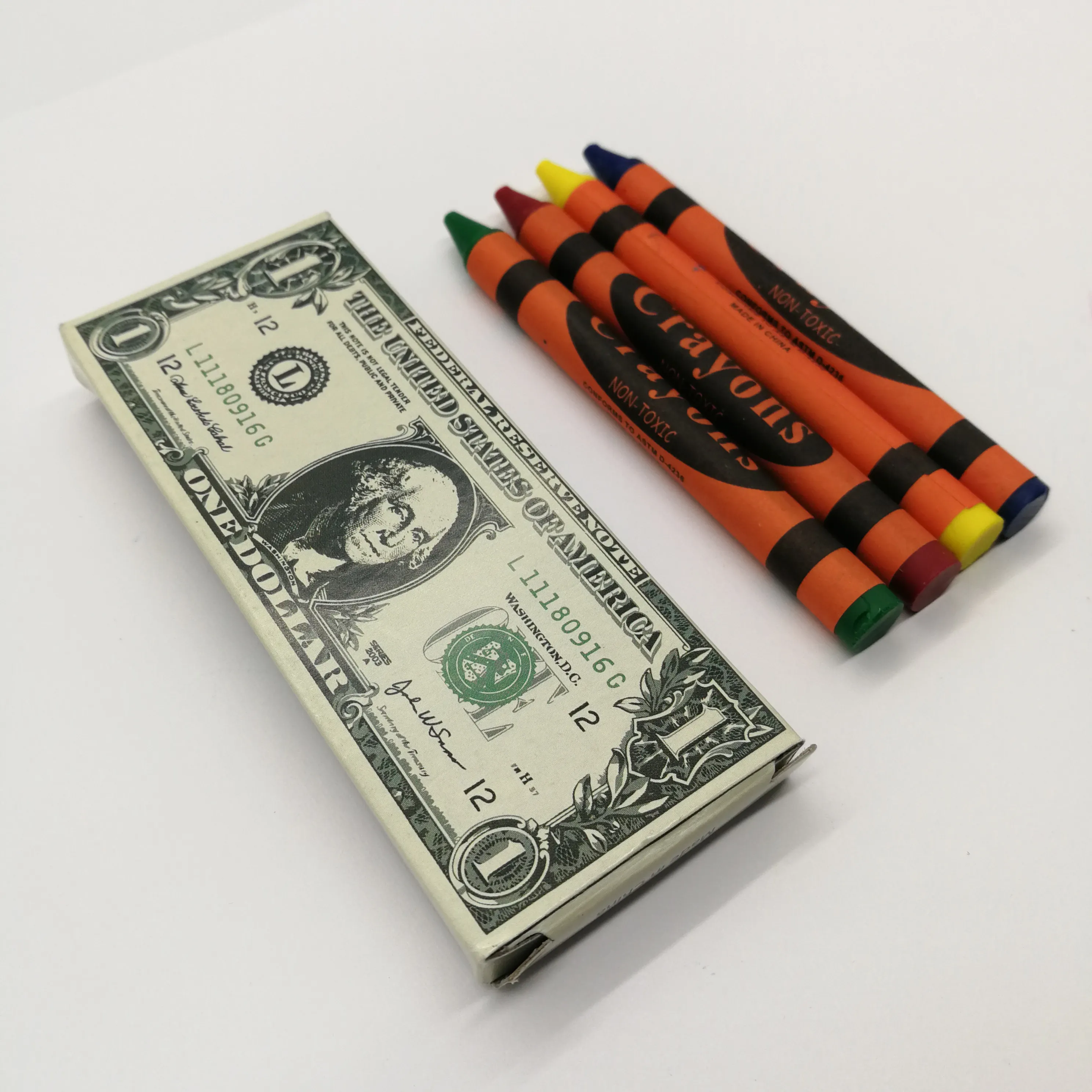 Mini conjunto de lápis personalizado, mini conjunto de lápis de colorido com 4/6/8/12, 8.8cm, pintura facial fofa