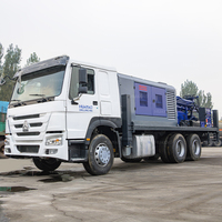 Appareil de forage de puits d'eau monté sur véhicule 6*4 appareil de forage d'eau pneumatique diesel haute puissance avec pompe et compresseur d'air