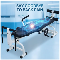 Table de traction orthopédique manuelle réglable pour thérapie cervicale et lombaire, certifiée CE, en métal, garantie 2 ans