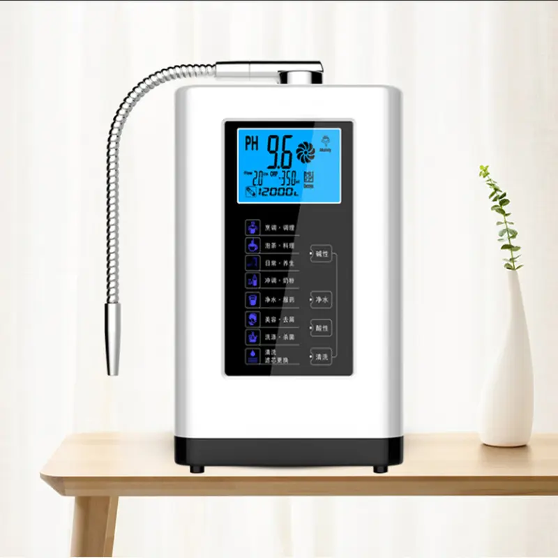 2021 New business kangen water machine alkaline water ionizer machine in hotels free spare parts CE certificat